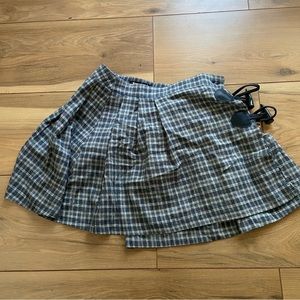 Wrap Mini Skirt